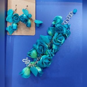 Handmade Bracelet & Earrings Set